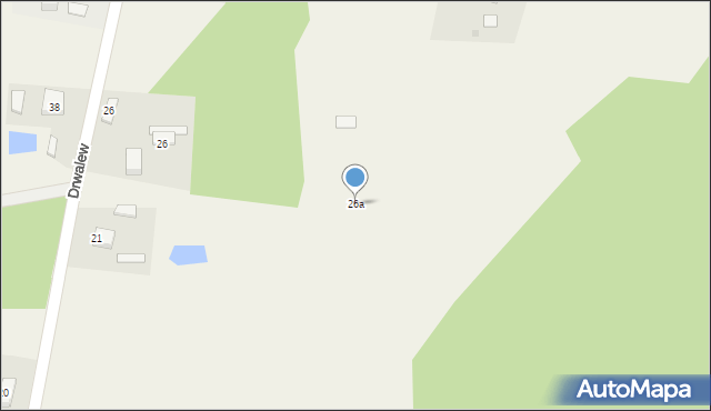 Drwalew, Drwalew, 26a, mapa Drwalew