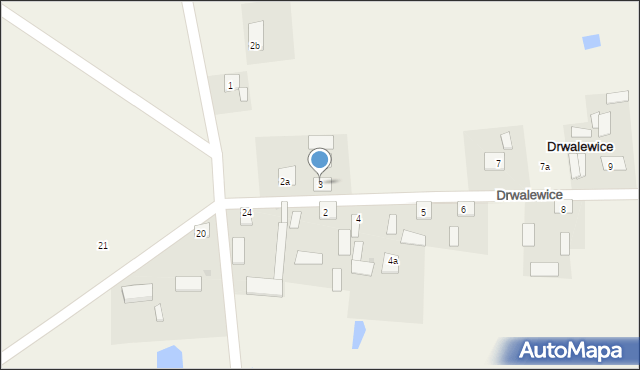 Drwalewice, Drwalewice, 3, mapa Drwalewice