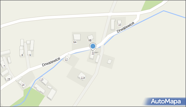 Drwalewice, Drwalewice, 11, mapa Drwalewice