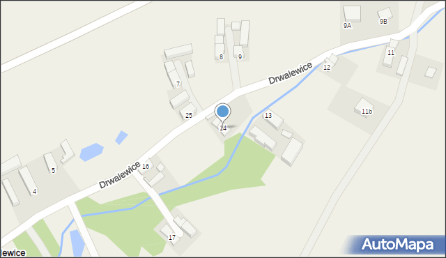 Drwalewice, Drwalewice, 14, mapa Drwalewice