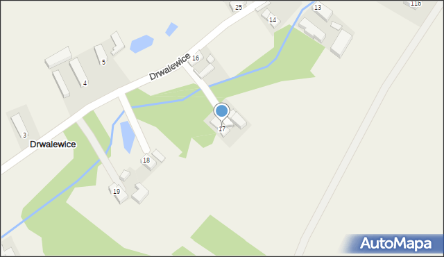 Drwalewice, Drwalewice, 17, mapa Drwalewice