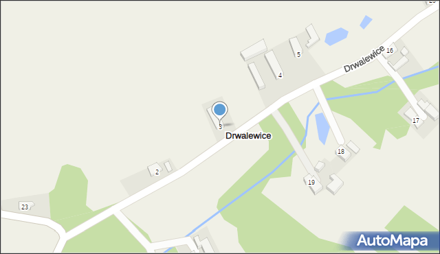 Drwalewice, Drwalewice, 3, mapa Drwalewice