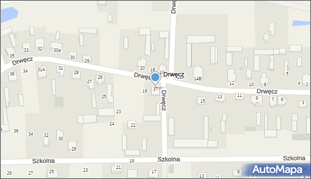 Drwęcz, Drwęcz, 17, mapa Drwęcz