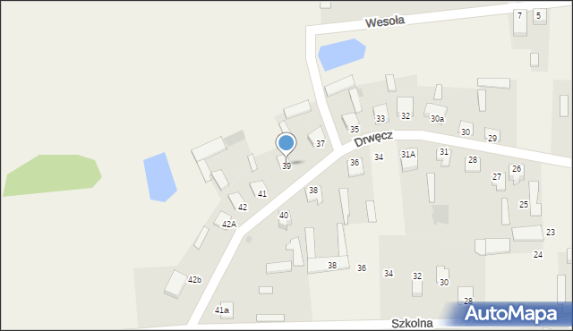 Drwęcz, Drwęcz, 39, mapa Drwęcz
