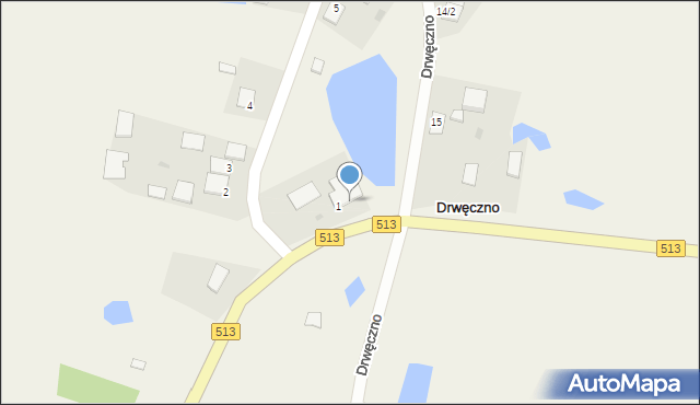 Drwęczno, Drwęczno, 16, mapa Drwęczno