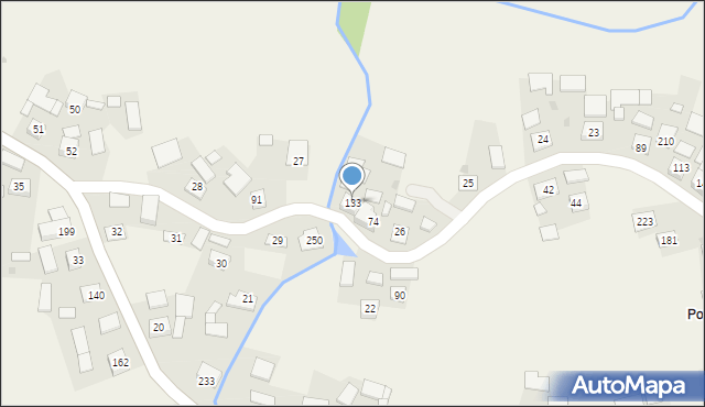 Drwinia, Drwinia, 133, mapa Drwinia