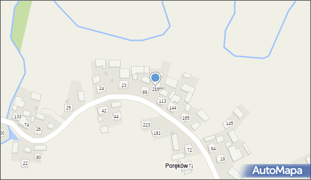 Drwinia, Drwinia, 210, mapa Drwinia