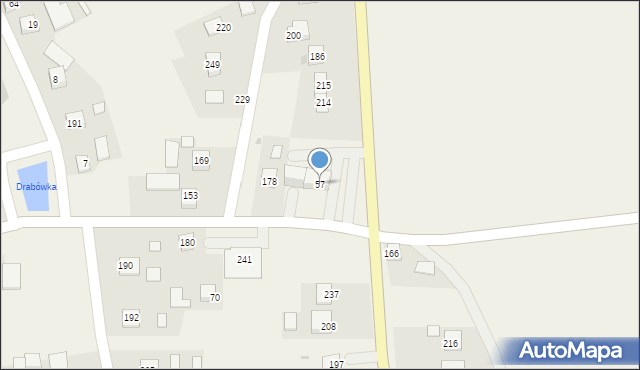 Drwinia, Drwinia, 57, mapa Drwinia