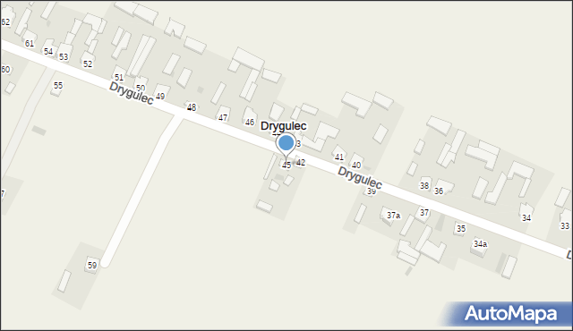 Drygulec, Drygulec, 45, mapa Drygulec