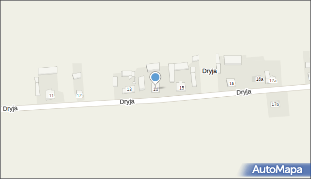 Dryja, Dryja, 14, mapa Dryja