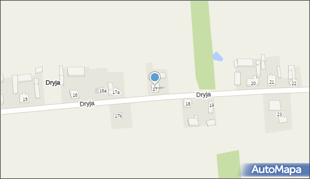 Dryja, Dryja, 17, mapa Dryja