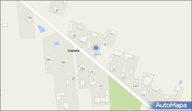 Drzązna, Drzązna, 27, mapa Drzązna