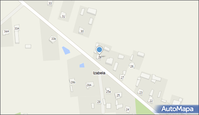 Drzązna, Drzązna, 28, mapa Drzązna