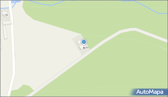 Drzecin, Drzecin, 55, mapa Drzecin