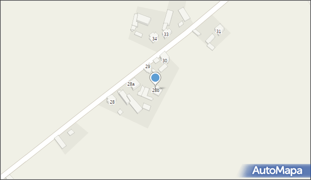 Drzęczewo Pierwsze, Drzęczewo Pierwsze, 28b, mapa Drzęczewo Pierwsze