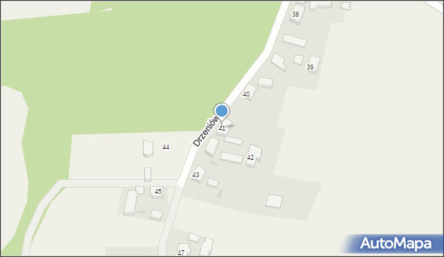 Drzeniów, Drzeniów, 41, mapa Drzeniów