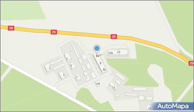 Drzeniów, Drzeniów, 9a, mapa Drzeniów