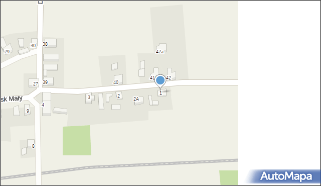 Drzeńsk Mały, Drzeńsk Mały, 1, mapa Drzeńsk Mały