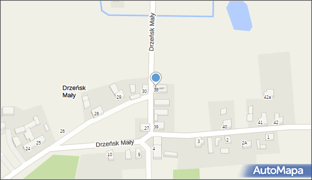 Drzeńsk Mały, Drzeńsk Mały, 38, mapa Drzeńsk Mały