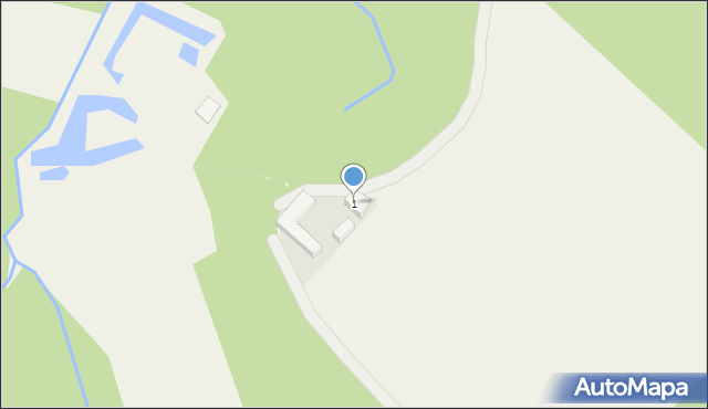 Drzeńsko, Drzeńsko, 1, mapa Drzeńsko