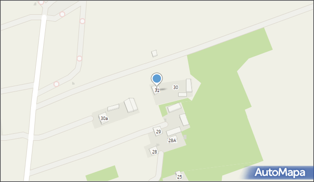 Drzewce, Drzewce, 31, mapa Drzewce