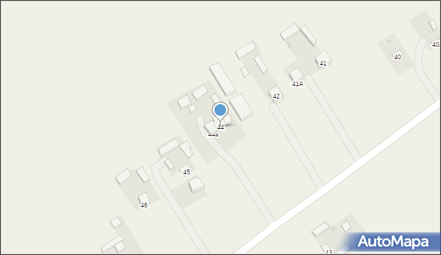 Drzewce, Drzewce, 44, mapa Drzewce