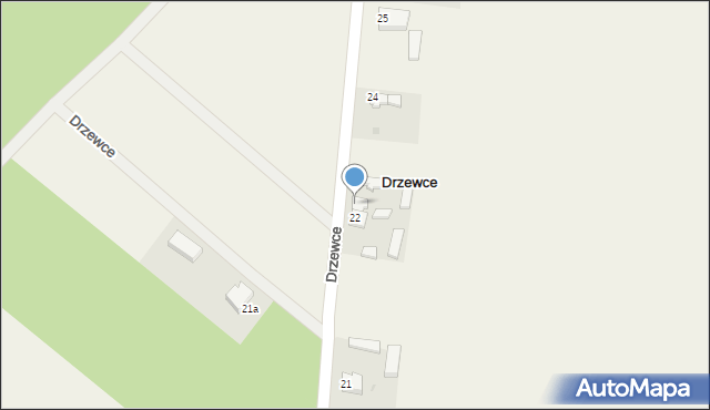 Drzewce, Drzewce, 23, mapa Drzewce
