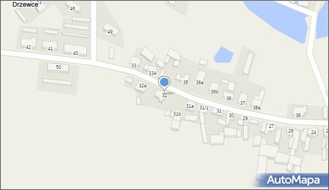 Drzewce, Drzewce, 32, mapa Drzewce