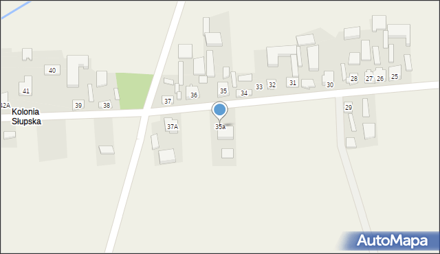 Drzewce, Drzewce, 35a, mapa Drzewce