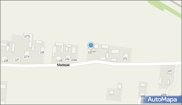 Drzewce-Kolonia, Drzewce-Kolonia, 103, mapa Drzewce-Kolonia