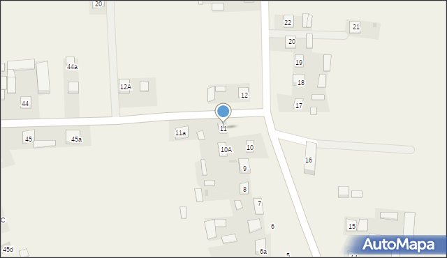 Drzewce-Kolonia, Drzewce-Kolonia, 11, mapa Drzewce-Kolonia