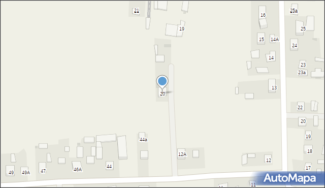 Drzewce-Kolonia, Drzewce-Kolonia, 20, mapa Drzewce-Kolonia