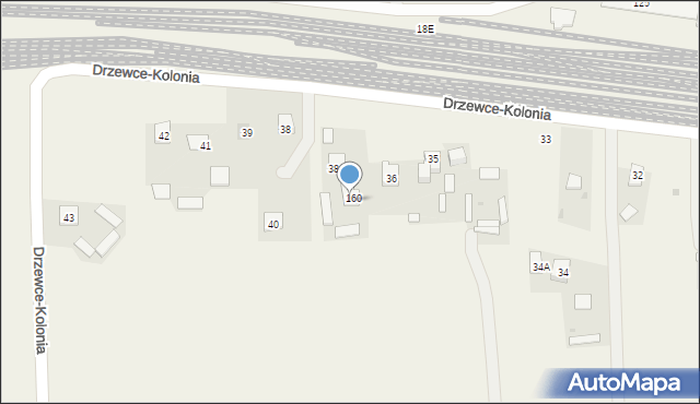 Drzewce-Kolonia, Drzewce-Kolonia, 37, mapa Drzewce-Kolonia