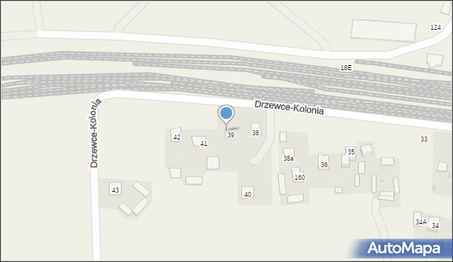 Drzewce-Kolonia, Drzewce-Kolonia, 41a, mapa Drzewce-Kolonia