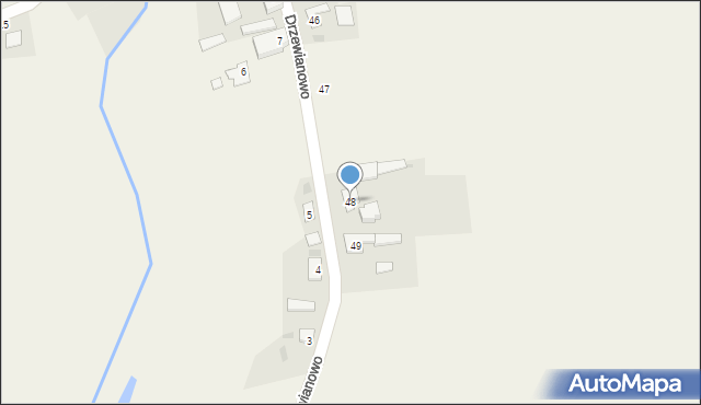 Drzewianowo, Drzewianowo, 48, mapa Drzewianowo