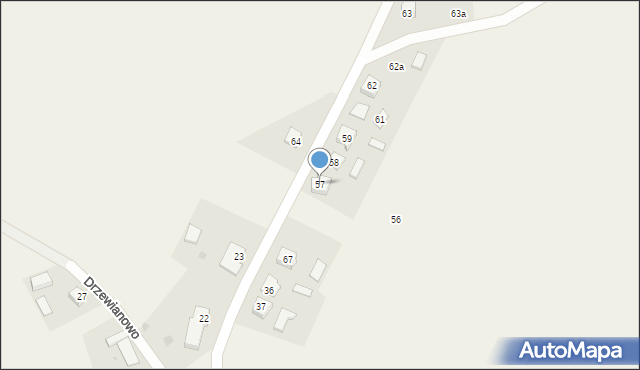 Drzewianowo, Drzewianowo, 57, mapa Drzewianowo