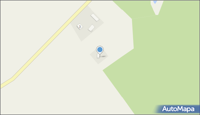 Drzewiany, Drzewiany, 3b, mapa Drzewiany