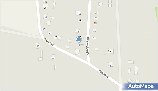 Drzewica, Drzewickiego Macieja, prymasa, 3, mapa Drzewica