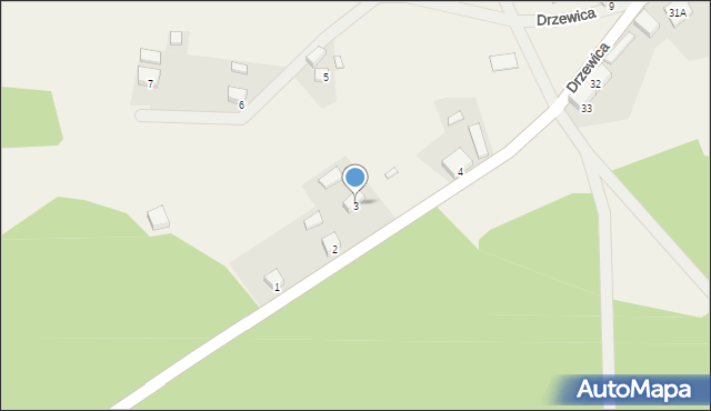 Drzewica, Drzewica, 3, mapa Drzewica