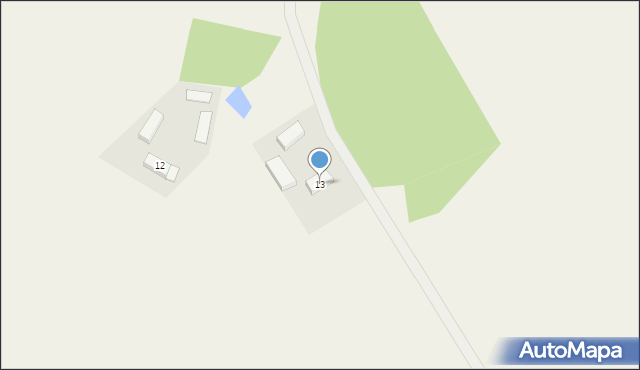 Drzewice, Drzewice, 13, mapa Drzewice