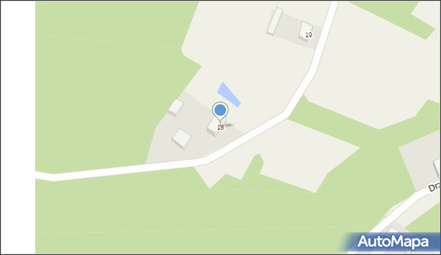 Drzewina, Drzewina, 18, mapa Drzewina