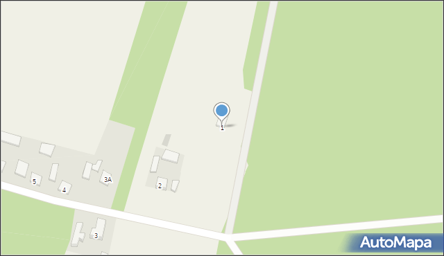 Drzewociny, Drzewociny, 1, mapa Drzewociny