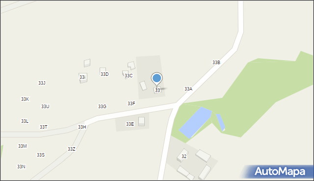 Drzewociny, Drzewociny, 33, mapa Drzewociny