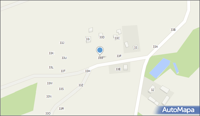 Drzewociny, Drzewociny, 33G, mapa Drzewociny