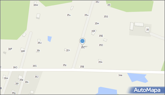 Drzewociny, Drzewociny, 35C, mapa Drzewociny
