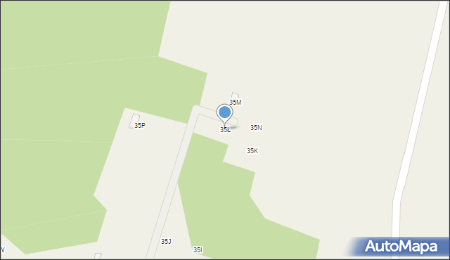 Drzewociny, Drzewociny, 35Ł, mapa Drzewociny