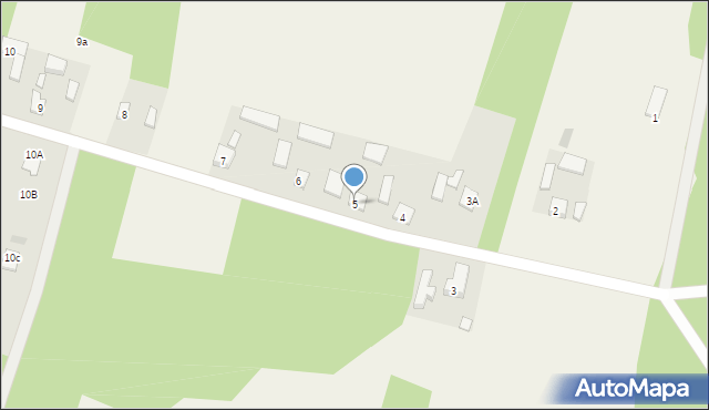 Drzewociny, Drzewociny, 5, mapa Drzewociny