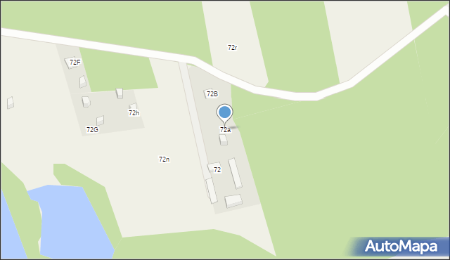 Drzewociny, Drzewociny, 72a, mapa Drzewociny
