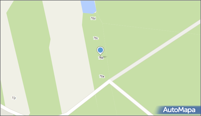 Drzewociny, Drzewociny, 76b, mapa Drzewociny