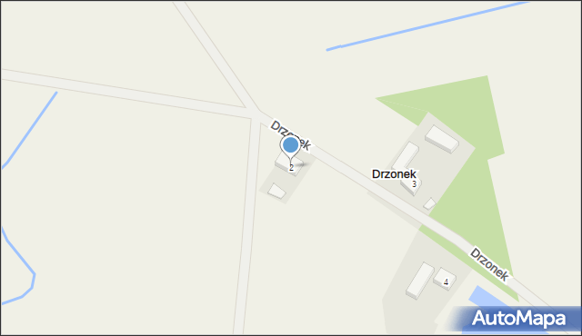 Drzonek, Drzonek, 2, mapa Drzonek